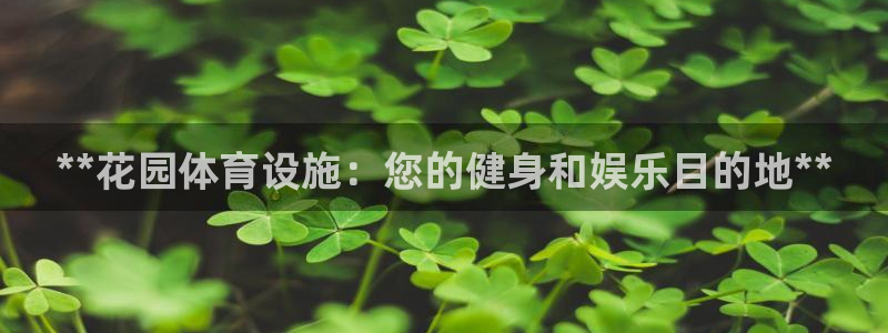 意昂3集团E.ON：**花园体育设施：您的健身和娱乐