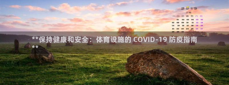 意昂体育3平台APP：**保持健康和安全：体育设施的