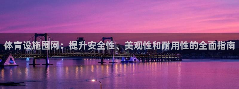 意昂体育3注册：体育设施围网：提升安全性、美观性和耐
