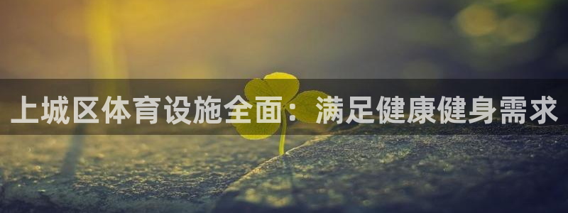 意昂体育3平台是正规平台吗安全吗：上城区体育设施全面